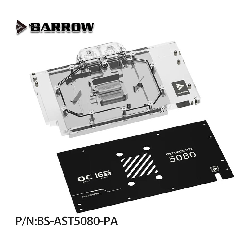 Rtx 4090 Water Block - Barrow GPU Block untuk ASUS TUF