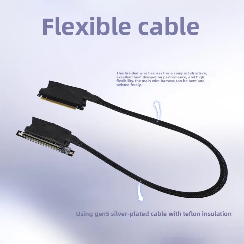 Kabel Ekstensi Kartu Grafis PC - Pcie 5.0 Gpu Riser Cable ulasan dan harga