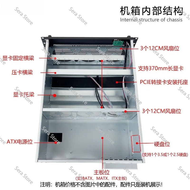 Casing Server GPU 4U untuk 6/8 - Server Gpu Chassis 4U ulasan dan harga